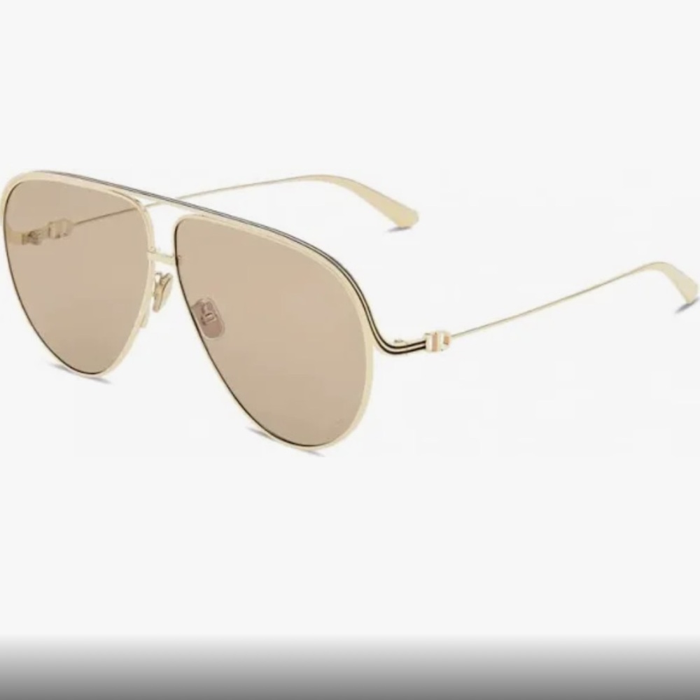 Dior Gold Aviator Sunglasses